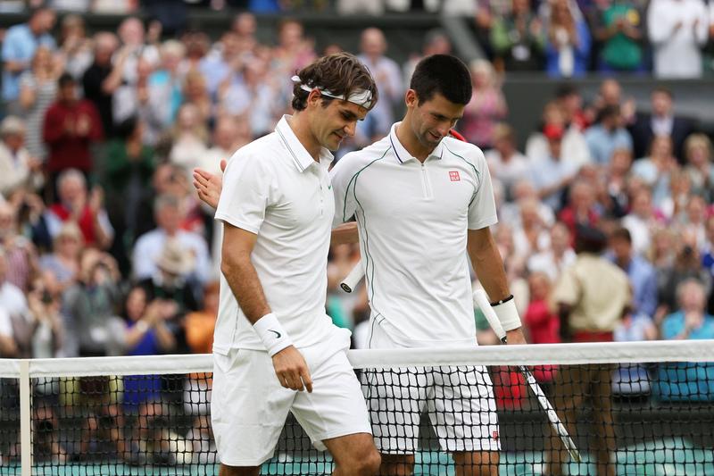 Will Federer be smiling after today's Wimbledon clash with Djokovic?